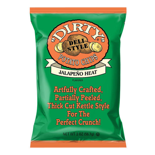 Dirty Potato Chips JALAPEÑO HEAT 2 oz | 25pcs image 0