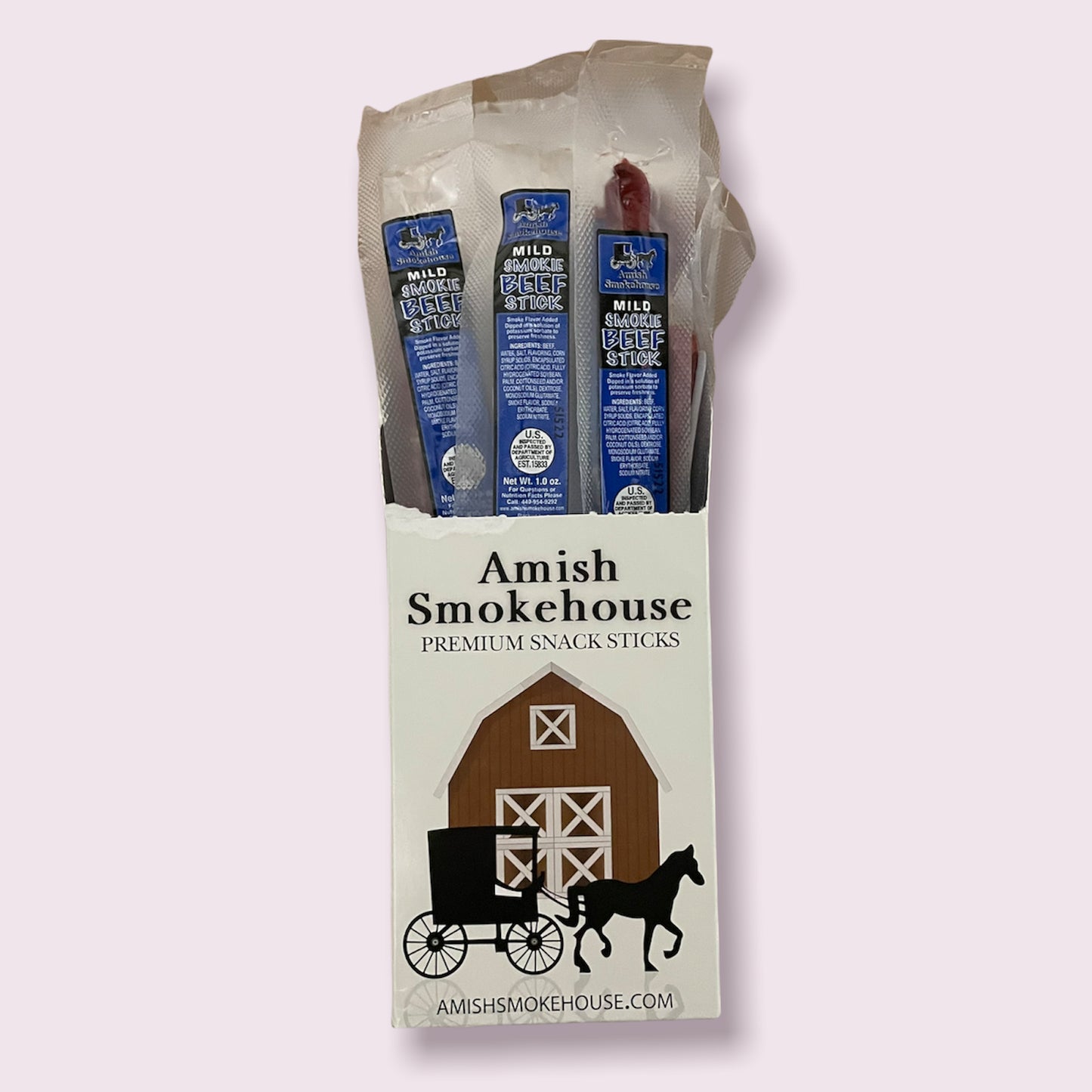 Amish Smokehouse Mild Smokie Beef Stick