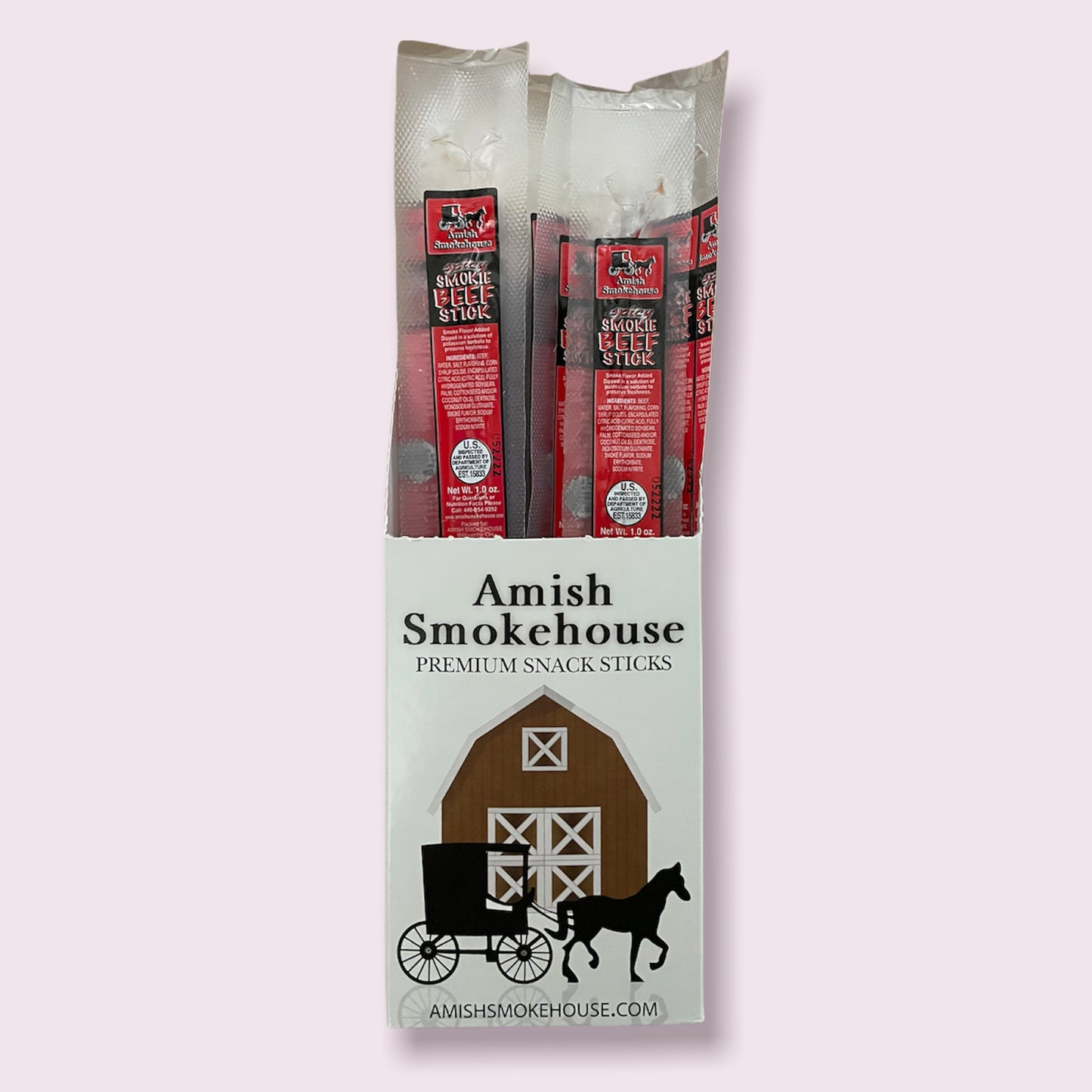Amish Smokehouse Spicy Smokie Beef Stick