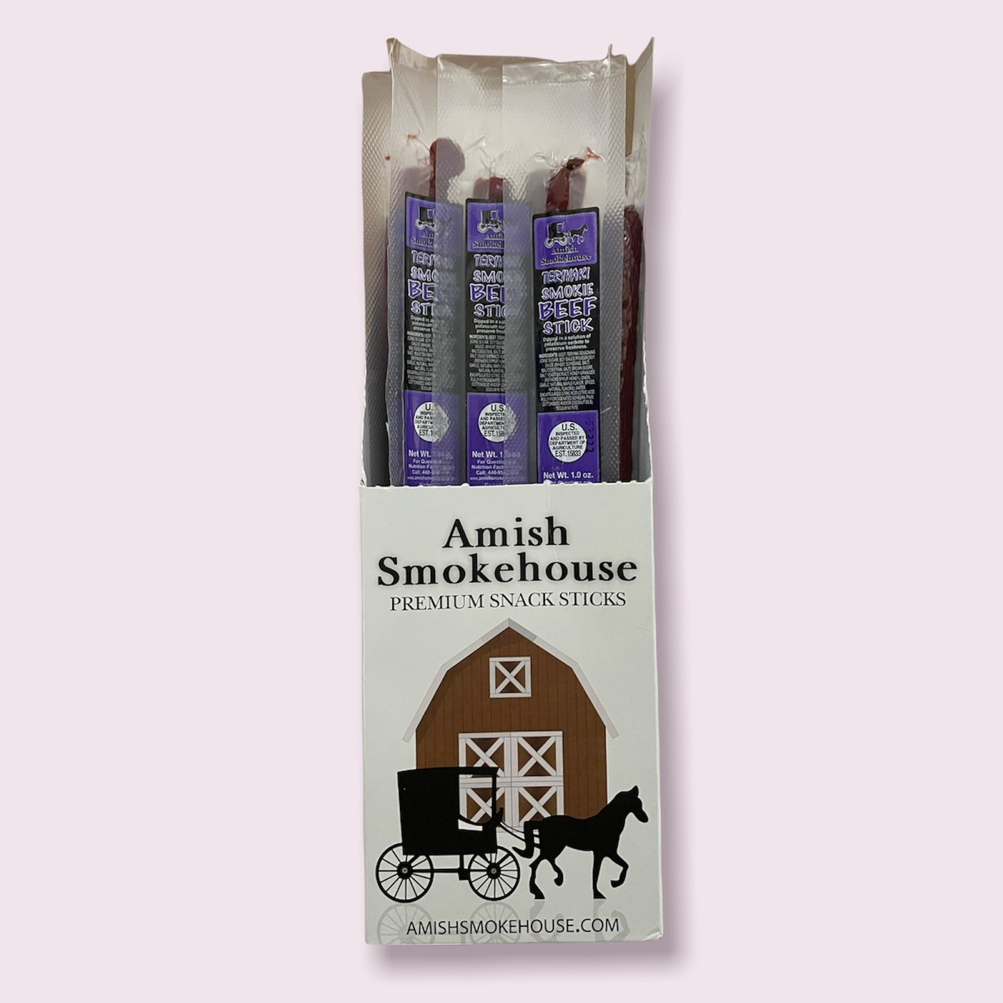 Amish Smokehouse Teriyaki Smokie Beef Stick