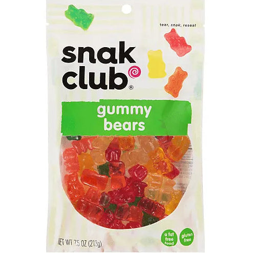 Snak Club: Gummy Bears 6 bags image 0
