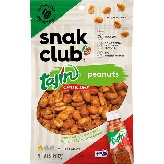 Snak Club: Tajin Peanuts 6 bags image 0