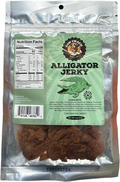Cow Crack Alligator Jerky 2 Oz