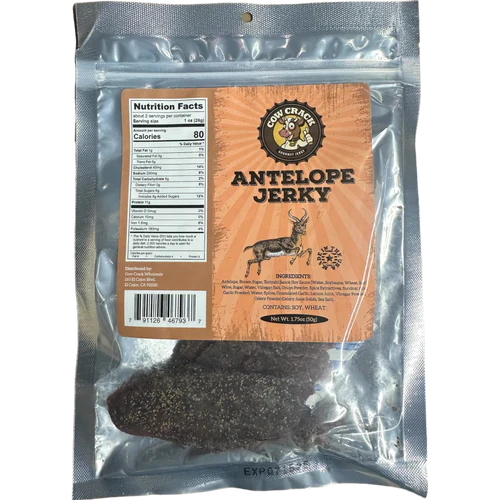 Cow Crack Antelope Jerky 1.75 oz