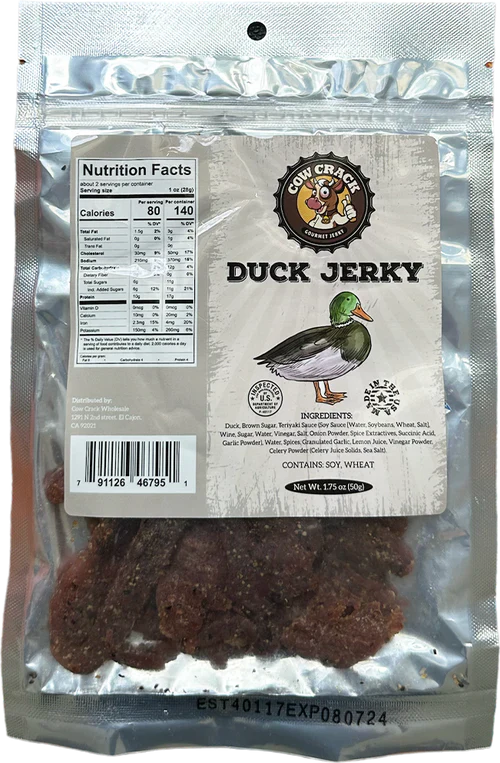 Cow Crack Duck Jerky 1.75 oz