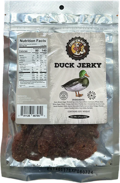 Cow Crack Duck Jerky 1.75 oz