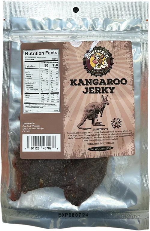 Cow Crack Kangaroo Jerky 1.75 Oz