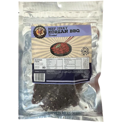 Cow Crack Korean BBQ Beef Jerky 3 oz