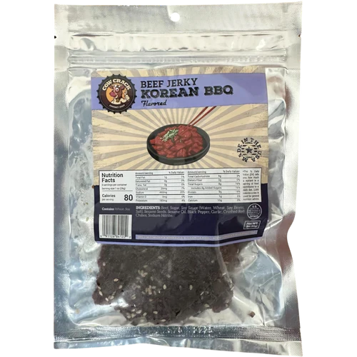 Cow Crack Korean BBQ Beef Jerky 3 oz