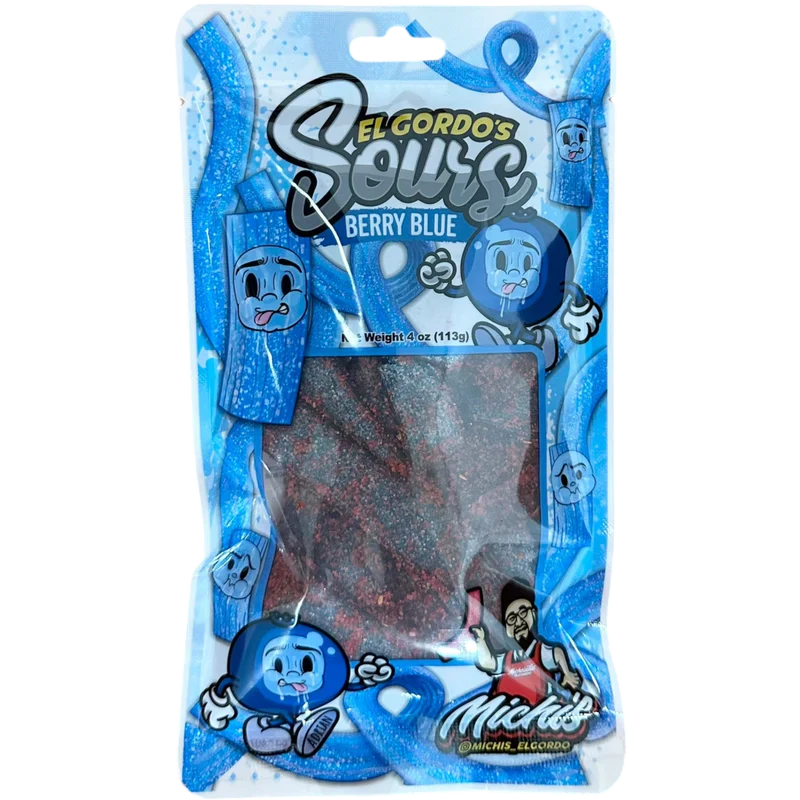 Micheladas El Gordo Sours Berry Blue Flavor image 0