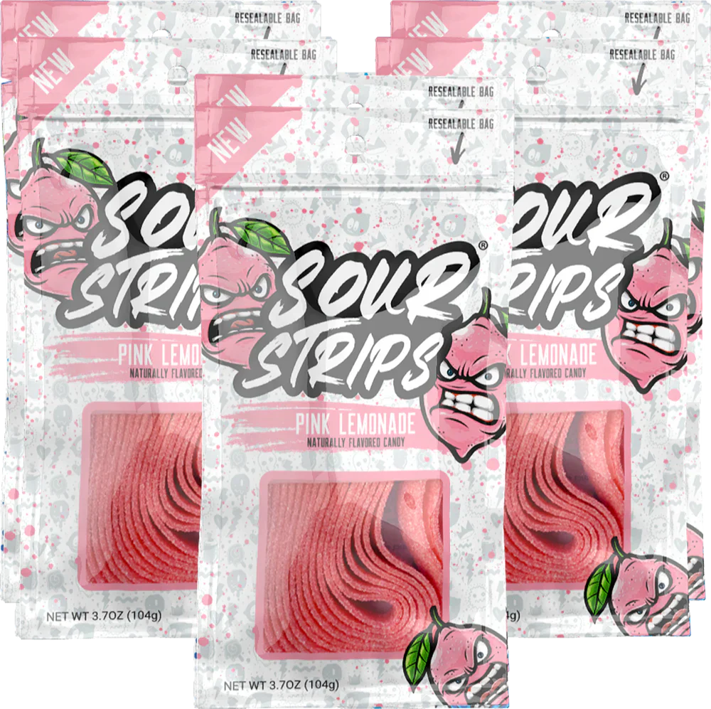 Sour Strips Pink Lemonade 3.7 OZ 1pcs image 0