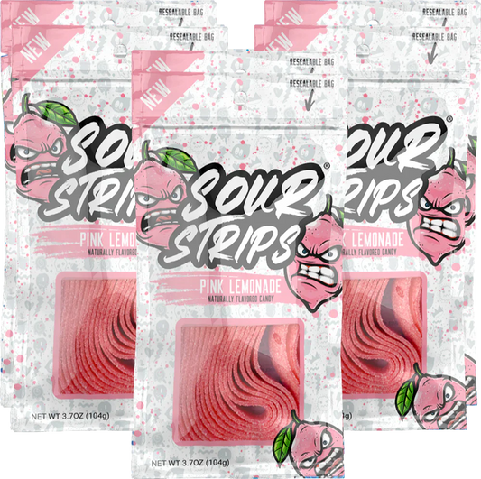 Sour Strips Pink Lemonade 3.7 OZ 1pcs image 0