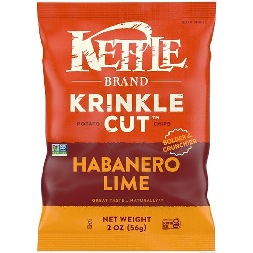Kettle Chips - Krinkle Cut - Habanero Lime 2 oz image 0