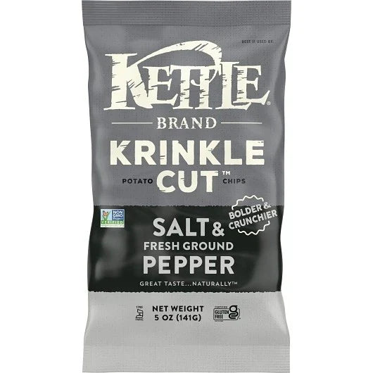 Kettle Chips - Salt & Fresh Ground Pepper 5 oz | 15 pcs image 0