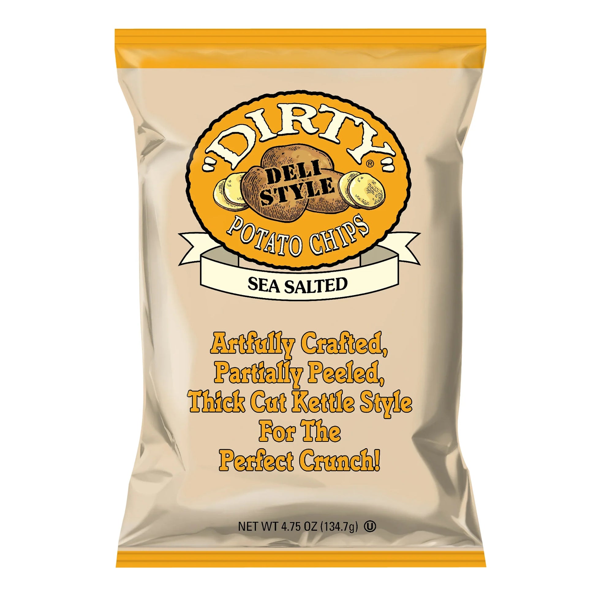 Dirty Potato Chips Sea Salted 2 oz | 25pcs image 0
