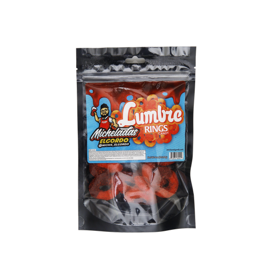Micheladas El Gordo Lumbre Peach Rings 8 OZ | 1bag image 0