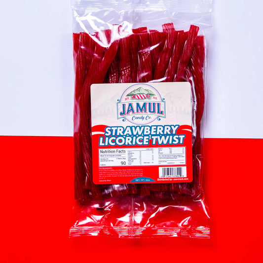 Jamul Candy Co. Strawberry Licorice 16 OZ | 12pcs image 0