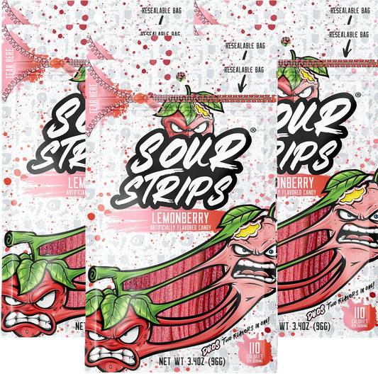 Lemonberry Sour Strips 3.4 oz
