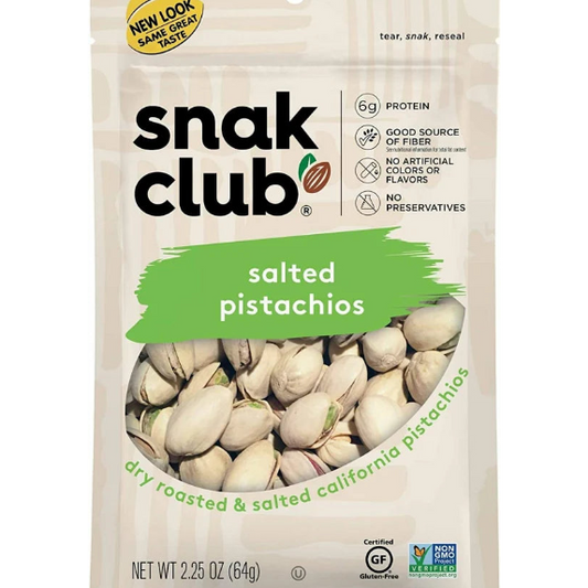 Snak Club:  Salted Pistachios